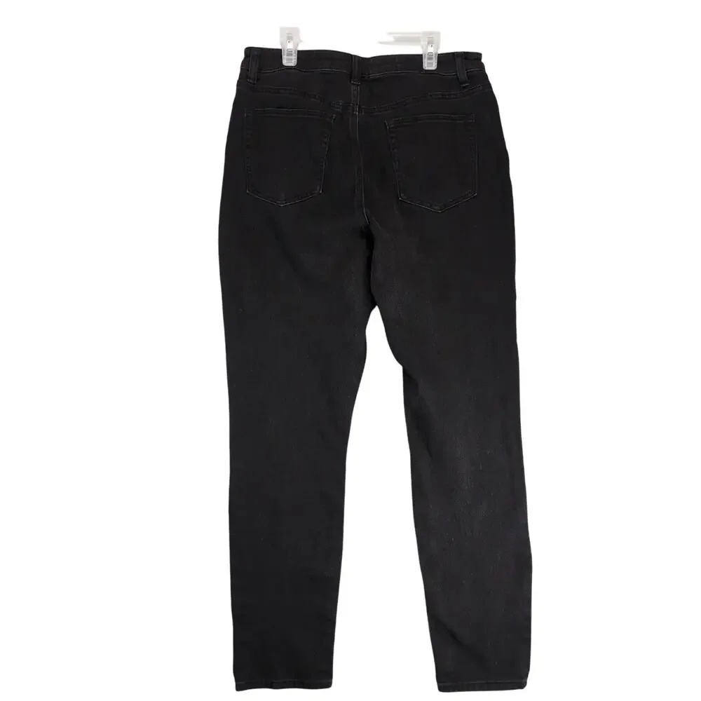 Faith Black Stretch Denim Jeans Women's 12 